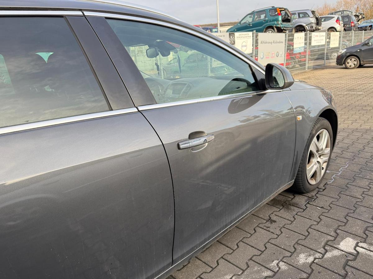 Opel Insignia A original Tür vorn rechts Z177 Karbongrau Metallic Rohbau BJ11